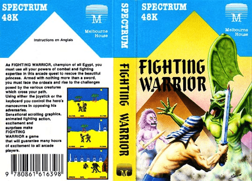 Fighting Warrior box art for ZX Spectrum